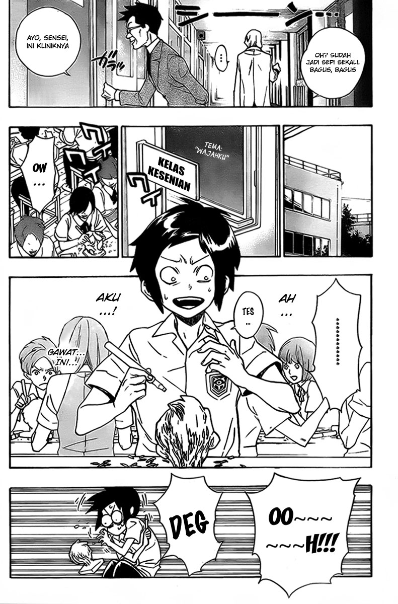Hokenshitsu no Shinigami Chapter 1 - halaman 5