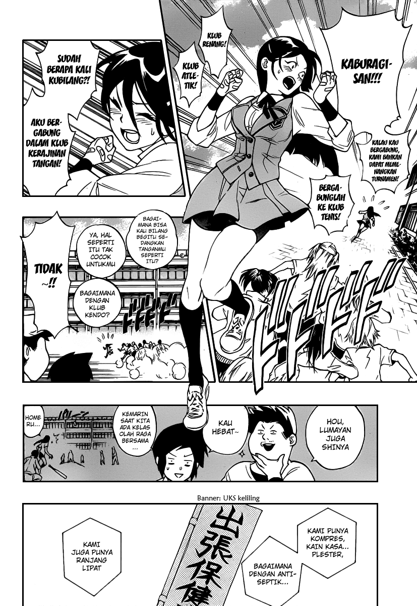 Hokenshitsu no Shinigami Chapter 4 - halaman 4