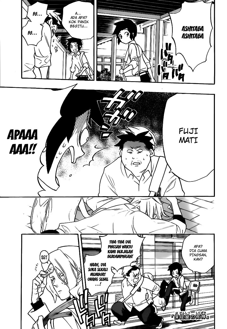 Hokenshitsu no Shinigami Chapter 7 - halaman 2