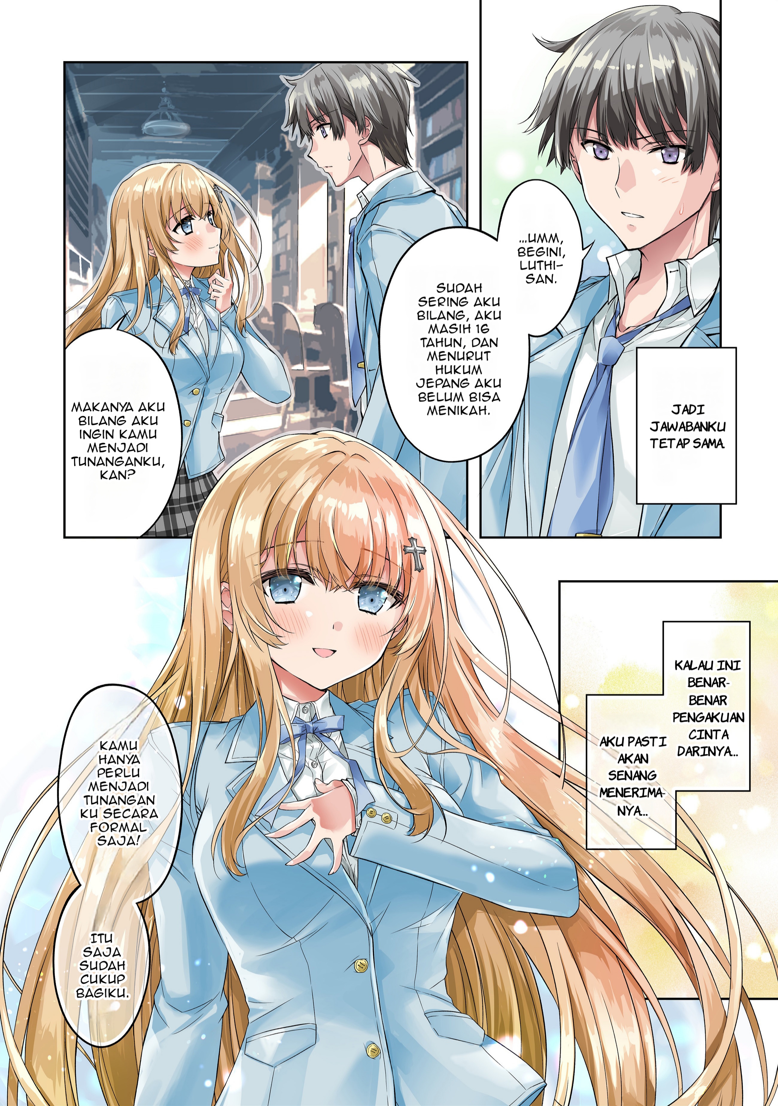 Hokuou Bishoujo no Classmate ga, Konyakusha ni Nattara Deredere no Amaama ni Natteshimatta Ken ni Tsuite Chapter 1 - halaman 4
