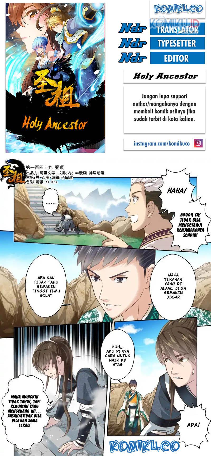 Holy Ancestor Chapter 149 - halaman 1