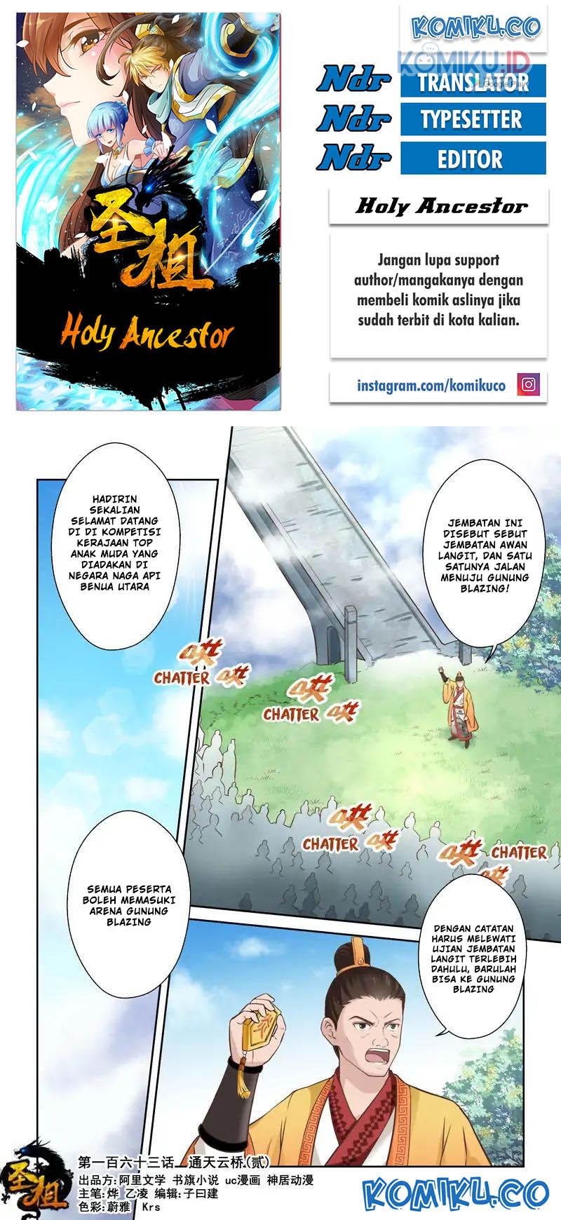 Holy Ancestor Chapter 163 - halaman 1