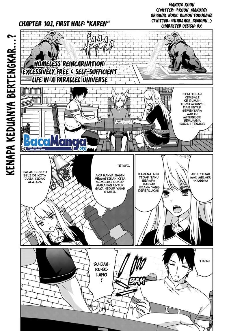 Homeless Tensei: Isekai De Jiyuu Sugiru Majutsu Jisoku Seikatsu Chapter 10.1 - halaman 2
