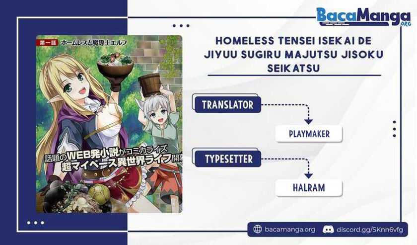 Homeless Tensei: Isekai De Jiyuu Sugiru Majutsu Jisoku Seikatsu Chapter 13.1 - halaman 1