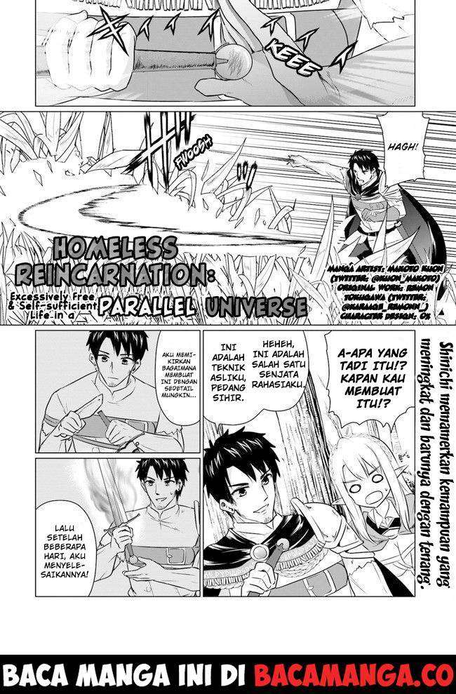Homeless Tensei: Isekai De Jiyuu Sugiru Majutsu Jisoku Seikatsu Chapter 4.2 - halaman 1