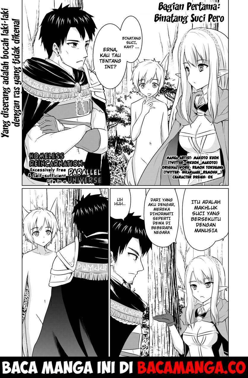 Homeless Tensei: Isekai De Jiyuu Sugiru Majutsu Jisoku Seikatsu Chapter 5.1 - halaman 1