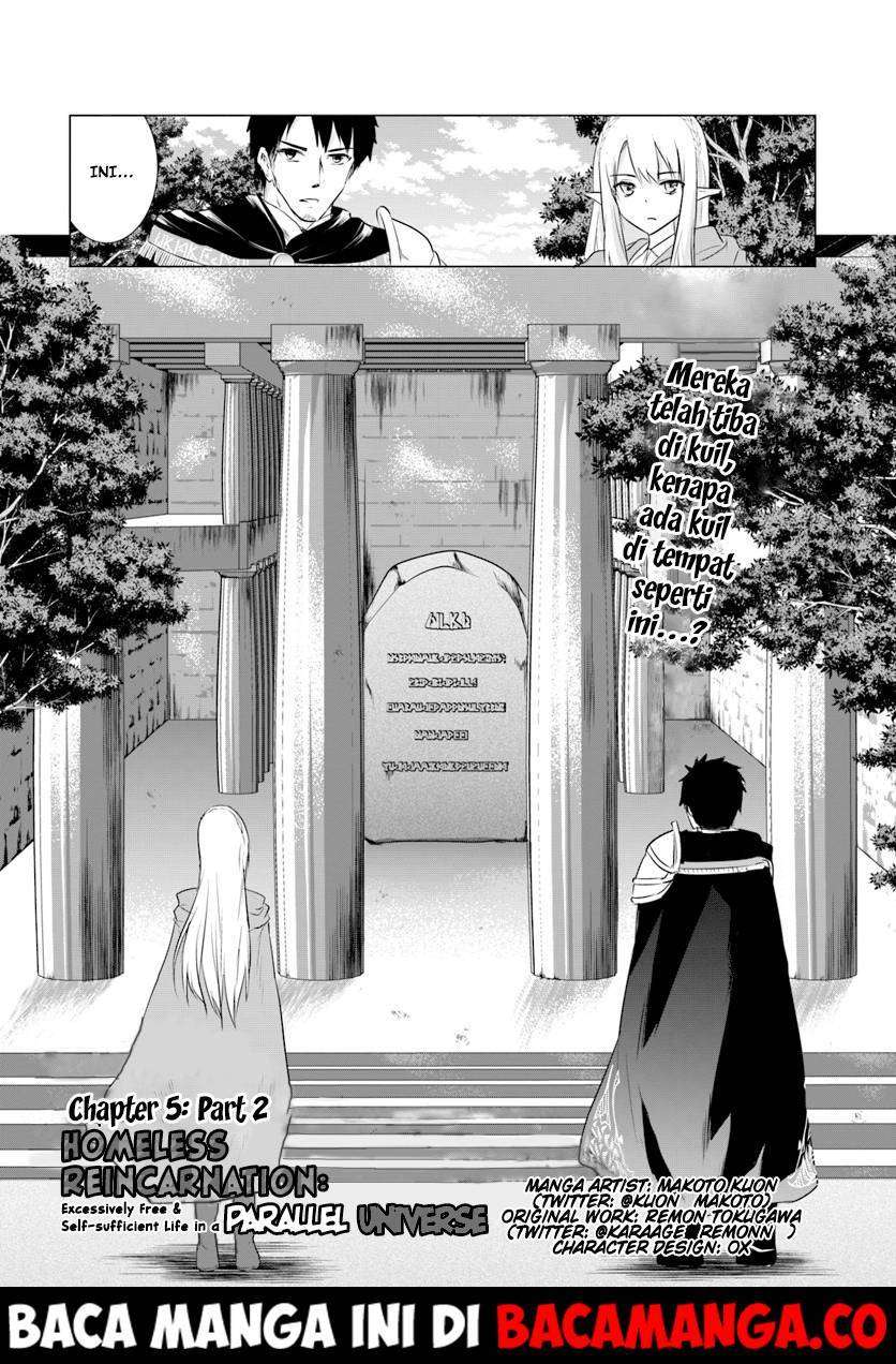 Homeless Tensei: Isekai De Jiyuu Sugiru Majutsu Jisoku Seikatsu Chapter 5.2 - halaman 1