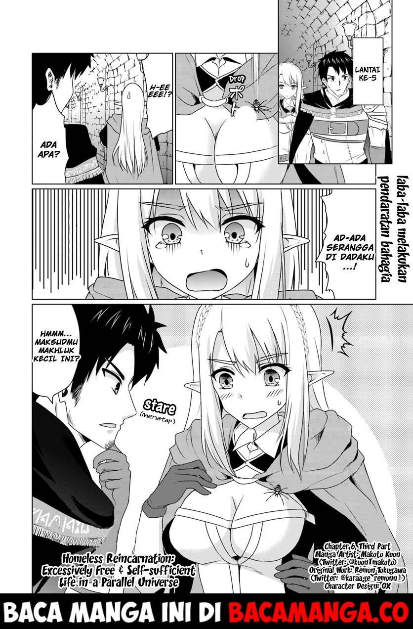 Homeless Tensei: Isekai De Jiyuu Sugiru Majutsu Jisoku Seikatsu Chapter 6.3 - halaman 1