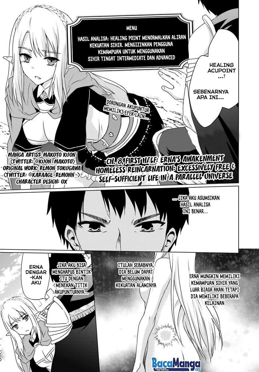 Homeless Tensei: Isekai De Jiyuu Sugiru Majutsu Jisoku Seikatsu Chapter 8.1 - halaman 2