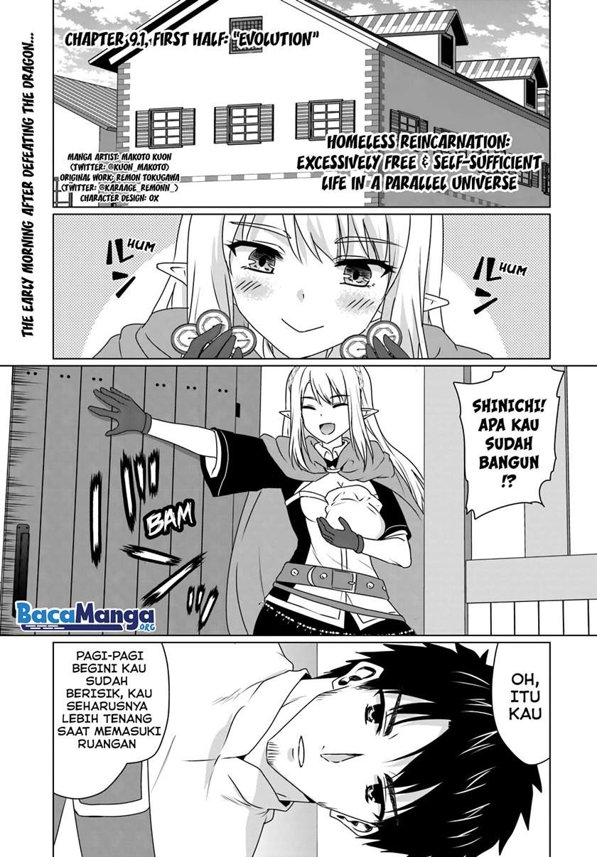 Homeless Tensei: Isekai De Jiyuu Sugiru Majutsu Jisoku Seikatsu Chapter 9.1 - halaman 2
