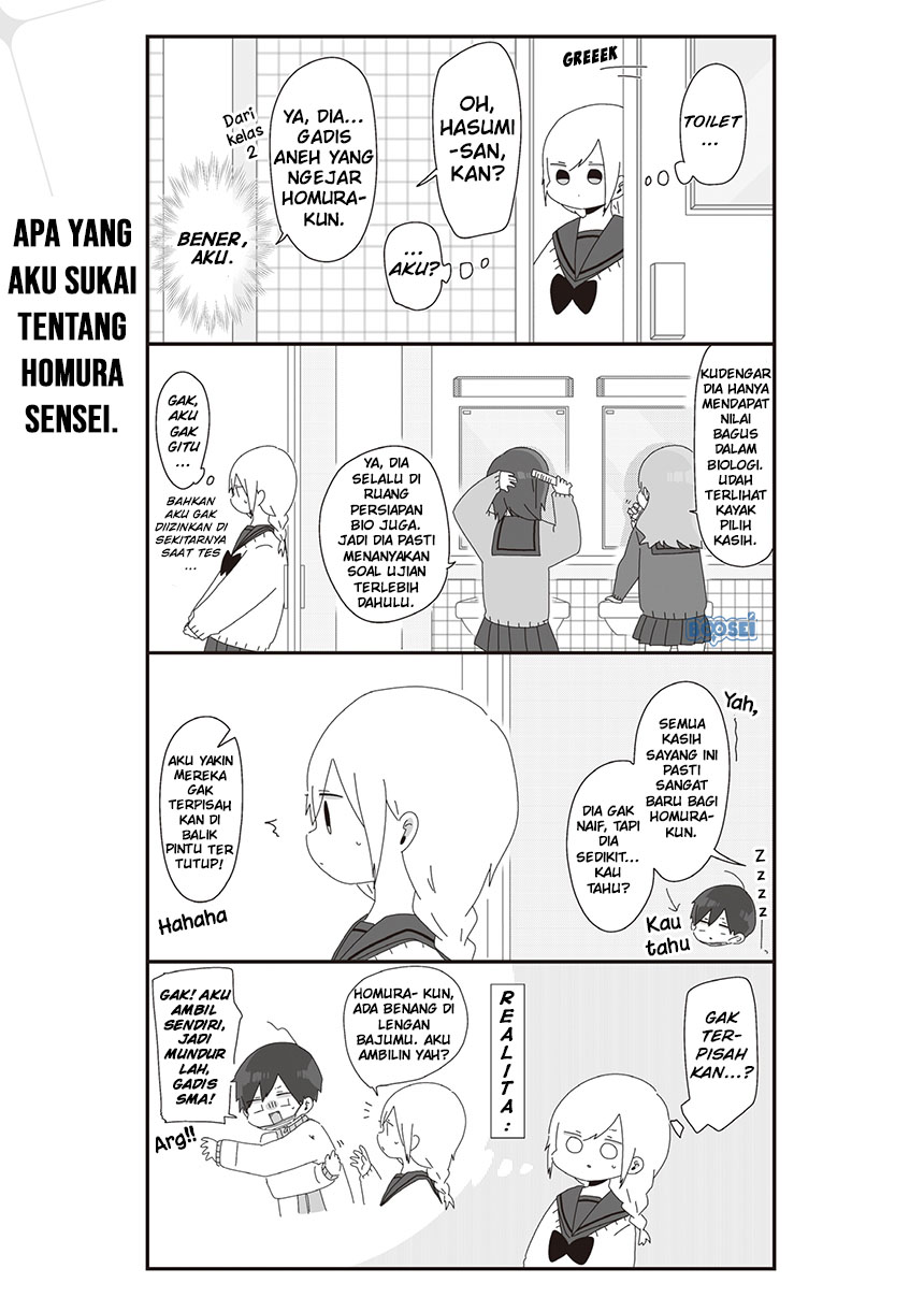 Homura-sensei wa Tabun Motenai Chapter 23 - halaman 4