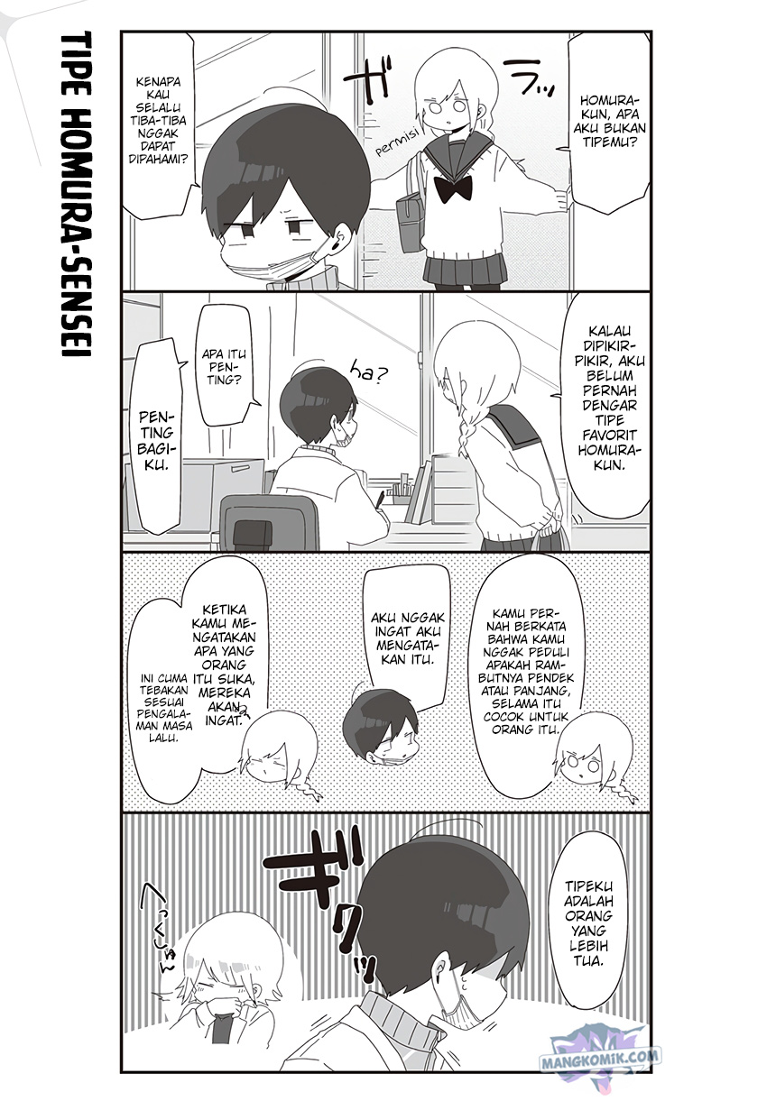 Homura-sensei wa Tabun Motenai Chapter 48 - halaman 3