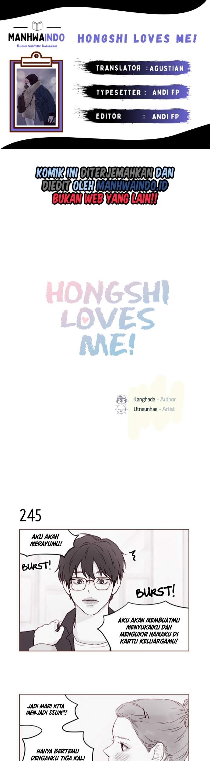Hongshi Loves Me! Chapter 35 - halaman 1