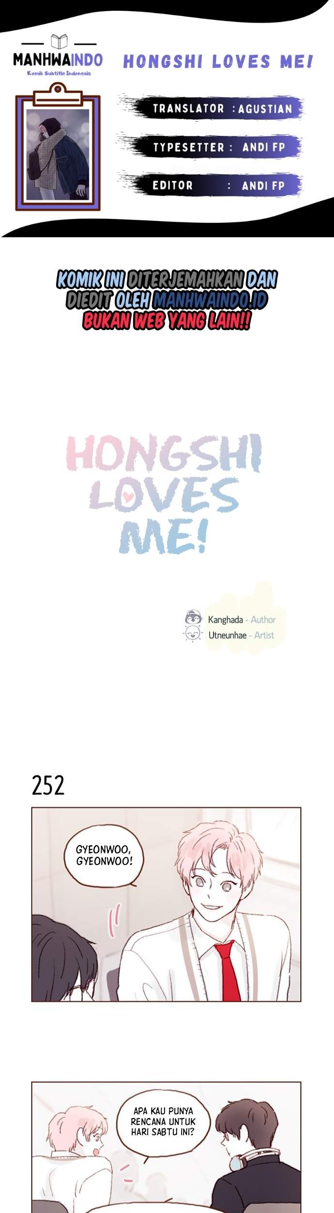Hongshi Loves Me! Chapter 36 - halaman 1