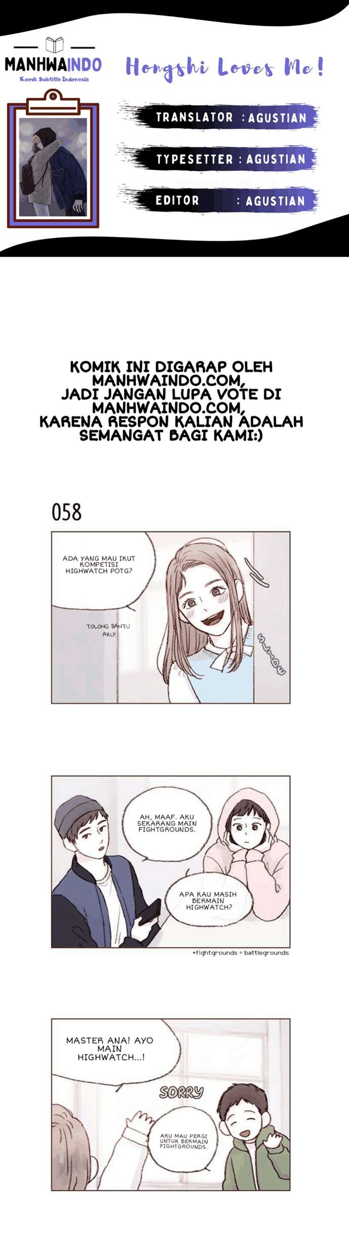 Hongshi Loves Me! Chapter 8 - halaman 1