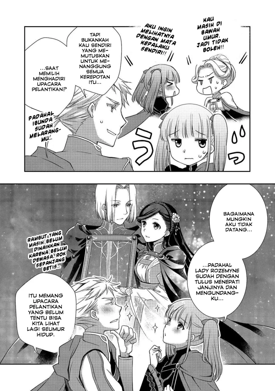 Honzuki no Gekokujou: Hannerōre no Kizoku-in Gonensei Ichi – Koishite Mitai O’hime-sama Chapter 1 - halaman 13