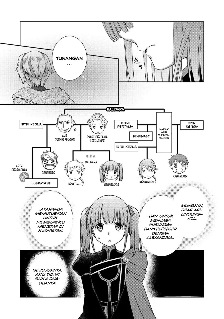 Honzuki no Gekokujou: Hannerōre no Kizoku-in Gonensei Ichi – Koishite Mitai O’hime-sama Chapter 1 - halaman 20