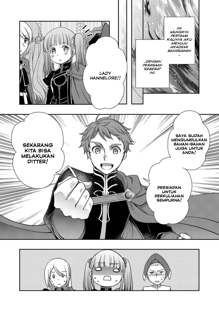 Honzuki no Gekokujou: Hannerōre no Kizoku-in Gonensei Ichi – Koishite Mitai O’hime-sama Chapter 1 - halaman 27