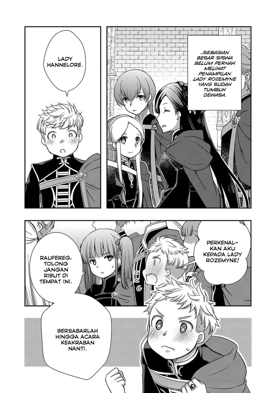 Honzuki no Gekokujou: Hannerōre no Kizoku-in Gonensei Ichi – Koishite Mitai O’hime-sama Chapter 4 - halaman 28