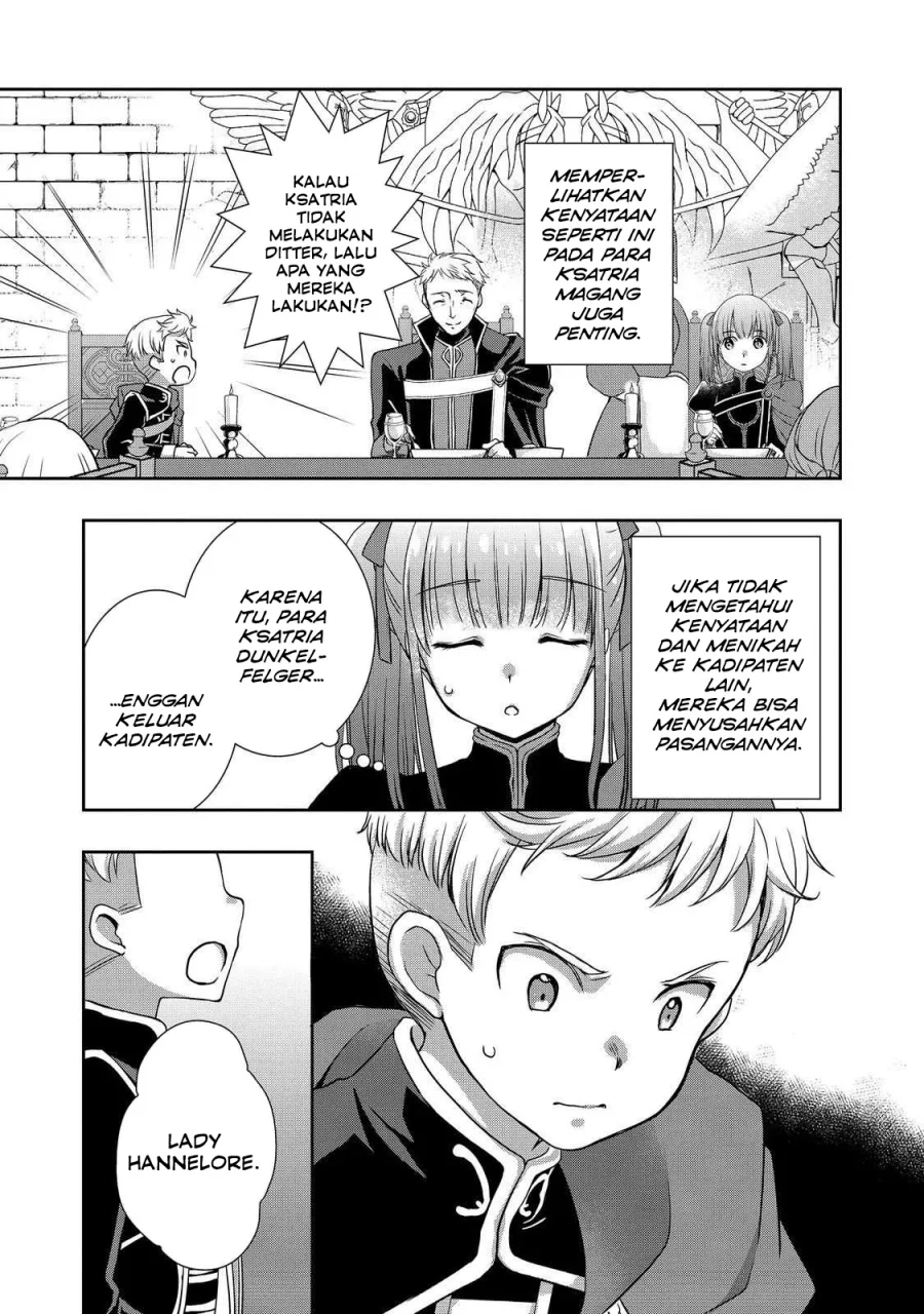 Honzuki no Gekokujou: Hannerōre no Kizoku-in Gonensei Ichi – Koishite Mitai O’hime-sama Chapter 4 - halaman 3