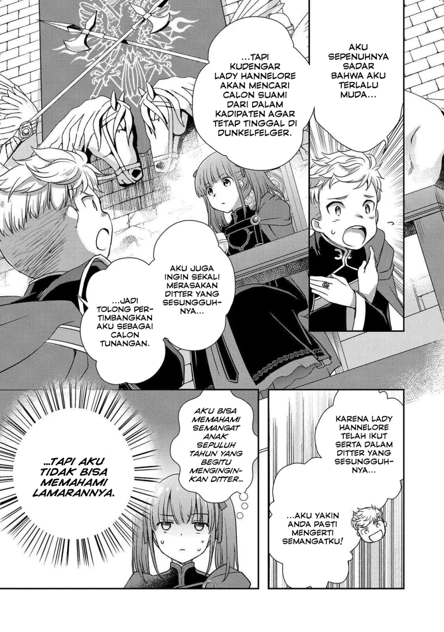 Honzuki no Gekokujou: Hannerōre no Kizoku-in Gonensei Ichi – Koishite Mitai O’hime-sama Chapter 4 - halaman 7