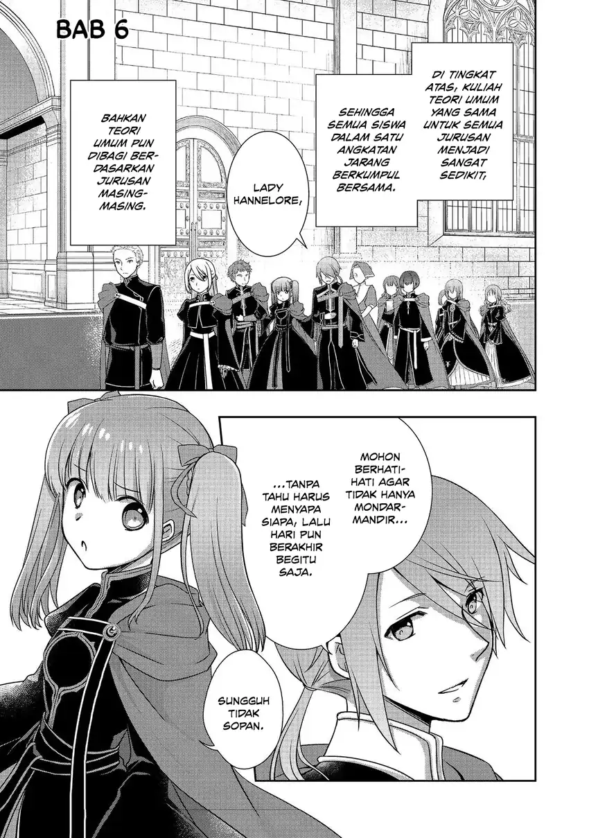 Honzuki no Gekokujou: Hannerōre no Kizoku-in Gonensei Ichi – Koishite Mitai O’hime-sama Chapter 6 - halaman 1