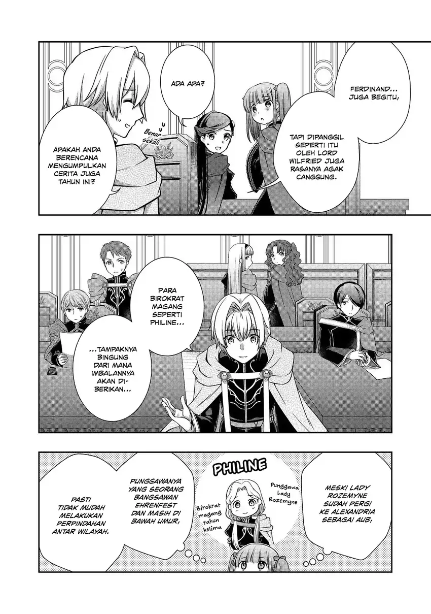 Honzuki no Gekokujou: Hannerōre no Kizoku-in Gonensei Ichi – Koishite Mitai O’hime-sama Chapter 6 - halaman 12