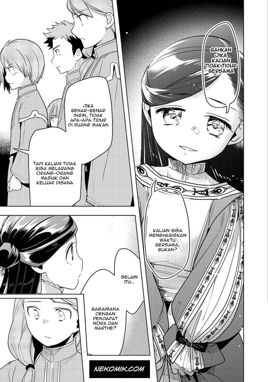 Honzuki no Gekokujou: Shisho ni Naru Tame ni wa Shudan wo Erandeiraremasen Dai 3-bu - Ryouchi ni Hon wo Hirogeyou! Chapter 25 - halaman 28