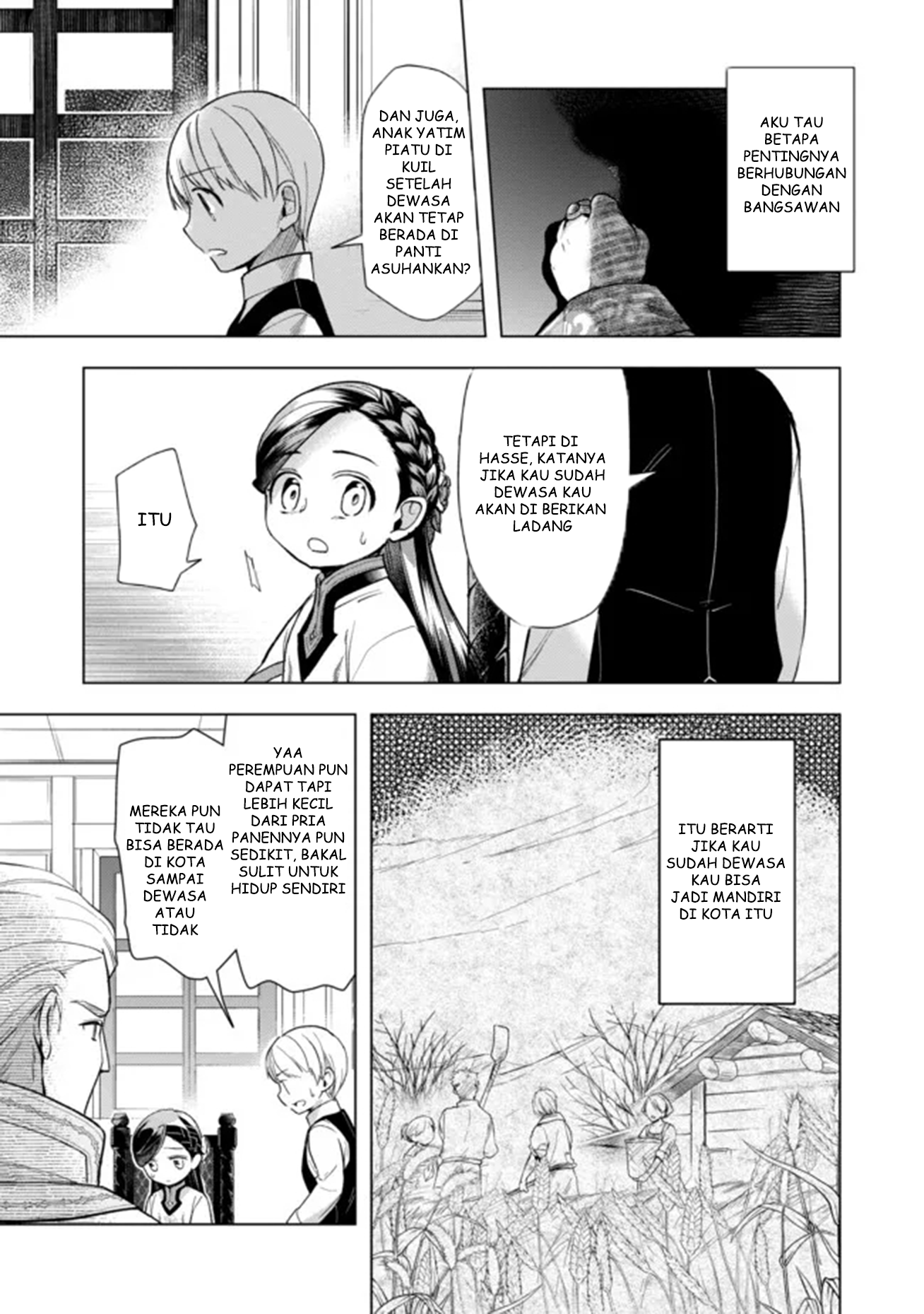 Honzuki no Gekokujou: Shisho ni Naru Tame ni wa Shudan wo Erandeiraremasen Dai 3-bu - Ryouchi ni Hon wo Hirogeyou! Chapter 29 - halaman 5