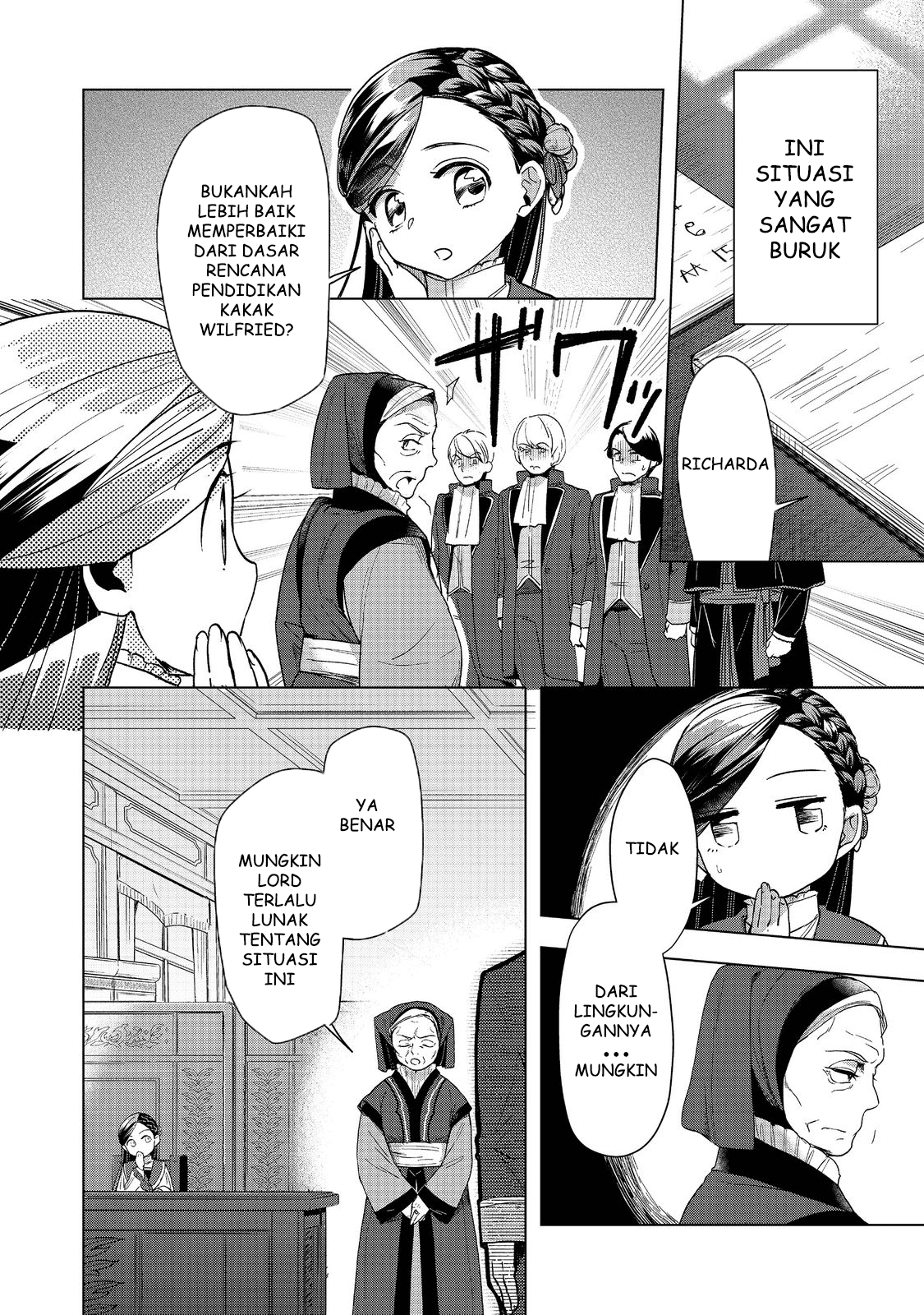 Honzuki no Gekokujou: Shisho ni Naru Tame ni wa Shudan wo Erandeiraremasen Dai 3-bu - Ryouchi ni Hon wo Hirogeyou! Chapter 30 - halaman 25