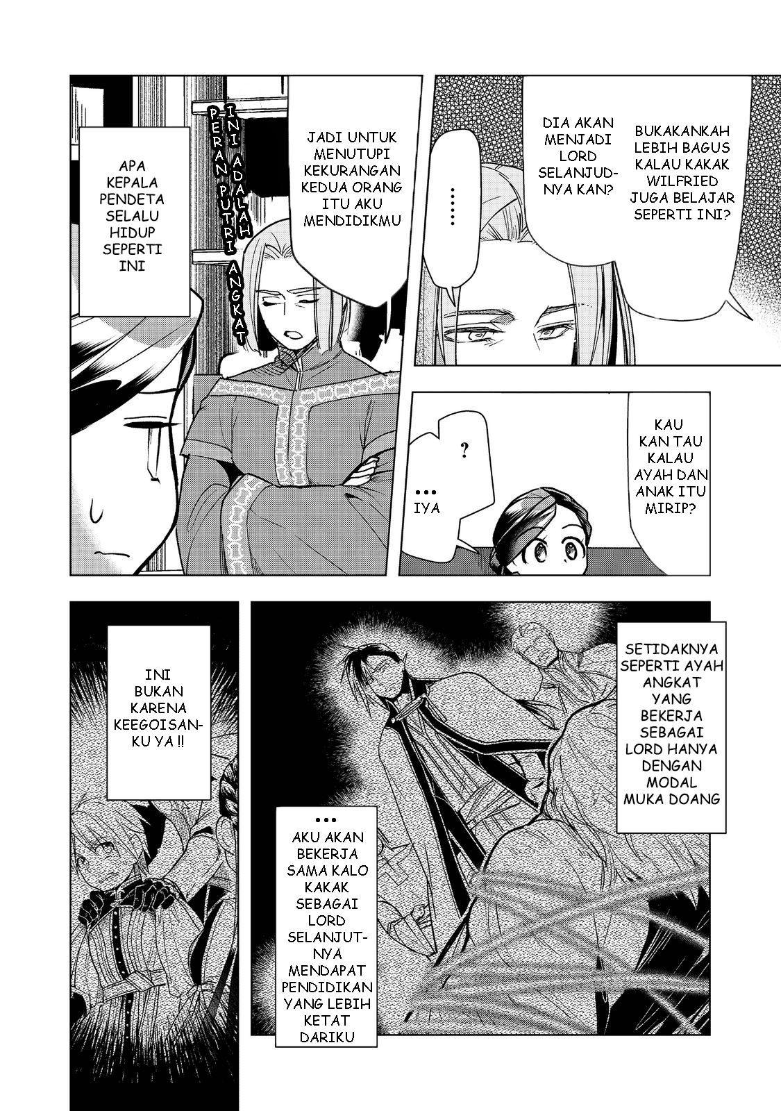 Honzuki no Gekokujou: Shisho ni Naru Tame ni wa Shudan wo Erandeiraremasen Dai 3-bu - Ryouchi ni Hon wo Hirogeyou! Chapter 30 - halaman 4
