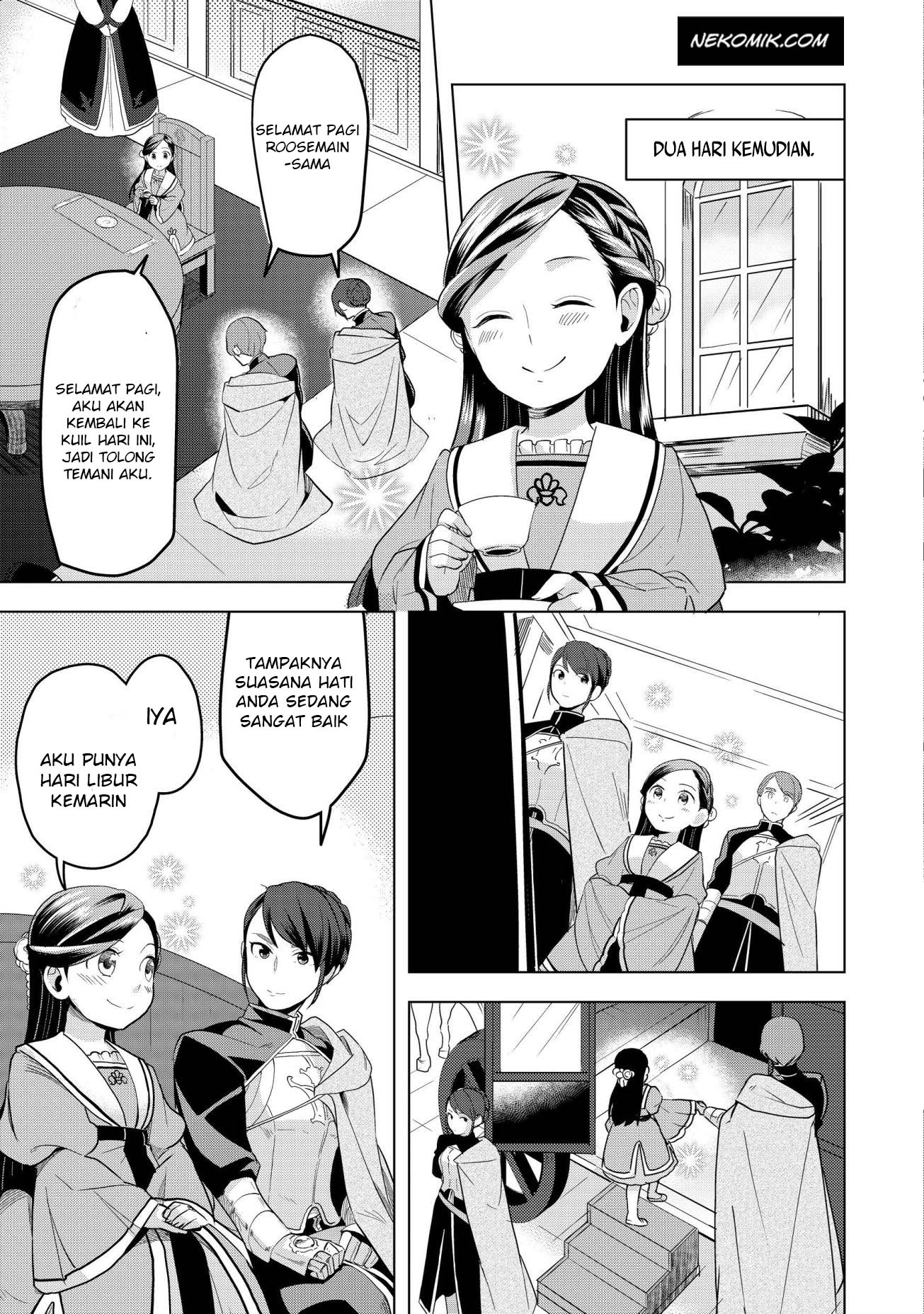 Honzuki no Gekokujou: Shisho ni Naru Tame ni wa Shudan wo Erandeiraremasen Dai 3-bu - Ryouchi ni Hon wo Hirogeyou! Chapter 4 - halaman 2