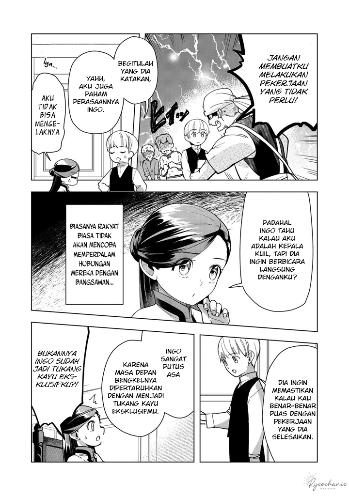 Honzuki no Gekokujou: Shisho ni Naru Tame ni wa Shudan wo Erandeiraremasen Dai 3-bu - Ryouchi ni Hon wo Hirogeyou! Chapter 43 - halaman 4