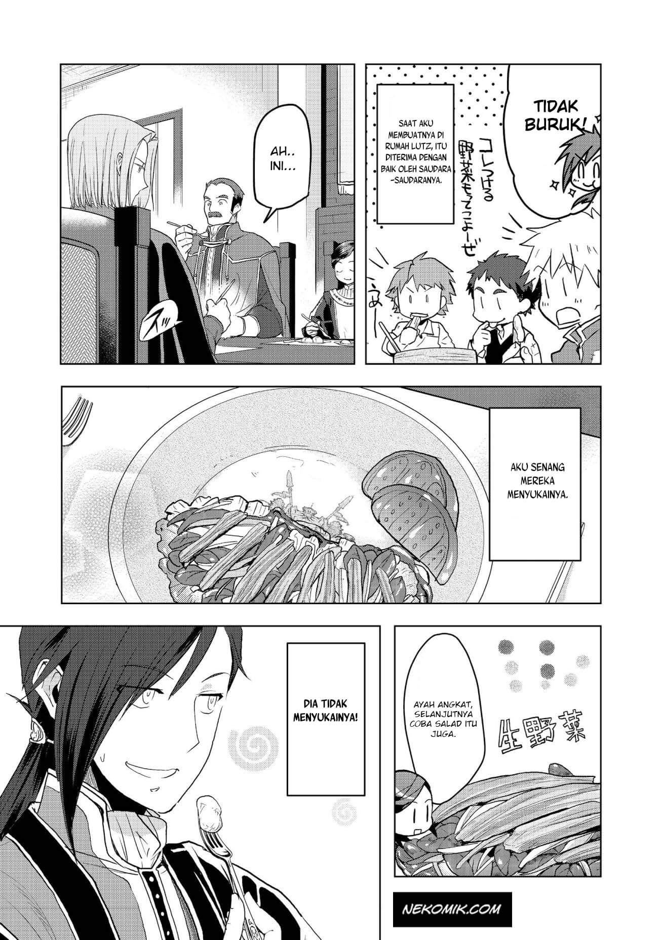 Honzuki no Gekokujou: Shisho ni Naru Tame ni wa Shudan wo Erandeiraremasen Dai 3-bu - Ryouchi ni Hon wo Hirogeyou! Chapter 9 - halaman 11