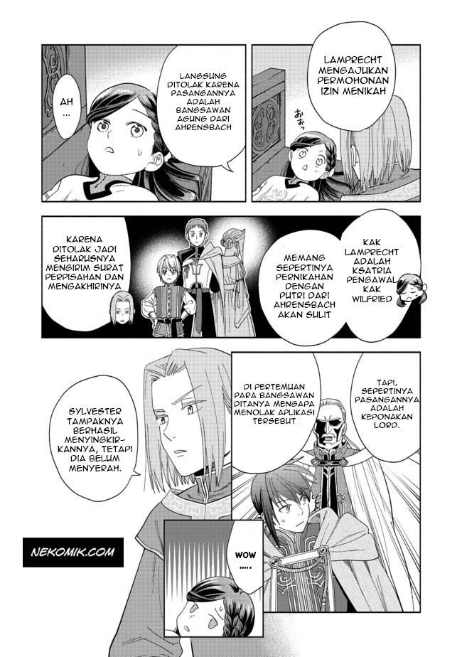 Honzuki no Gekokujou: Shisho ni Naru Tame ni wa Shudan wo Erandeiraremasen Dai 4-bu - Kizokuin no Toshokan wo Sukuitai! Chapter 1 - halaman 15