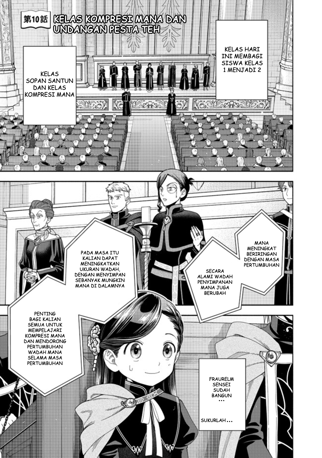 Honzuki no Gekokujou: Shisho ni Naru Tame ni wa Shudan wo Erandeiraremasen Dai 4-bu - Kizokuin no Toshokan wo Sukuitai! Chapter 10 - halaman 2