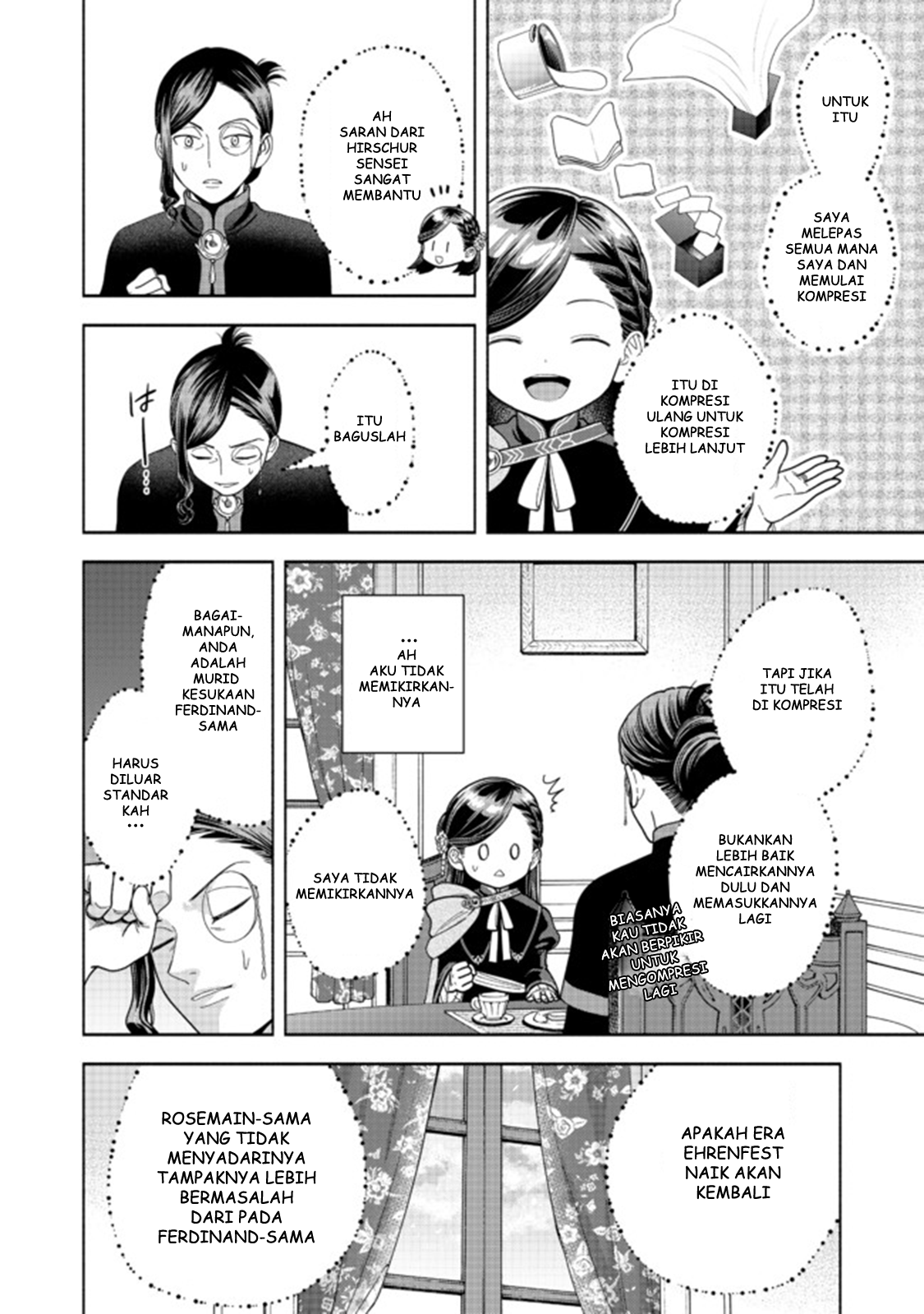 Honzuki no Gekokujou: Shisho ni Naru Tame ni wa Shudan wo Erandeiraremasen Dai 4-bu - Kizokuin no Toshokan wo Sukuitai! Chapter 10 - halaman 29