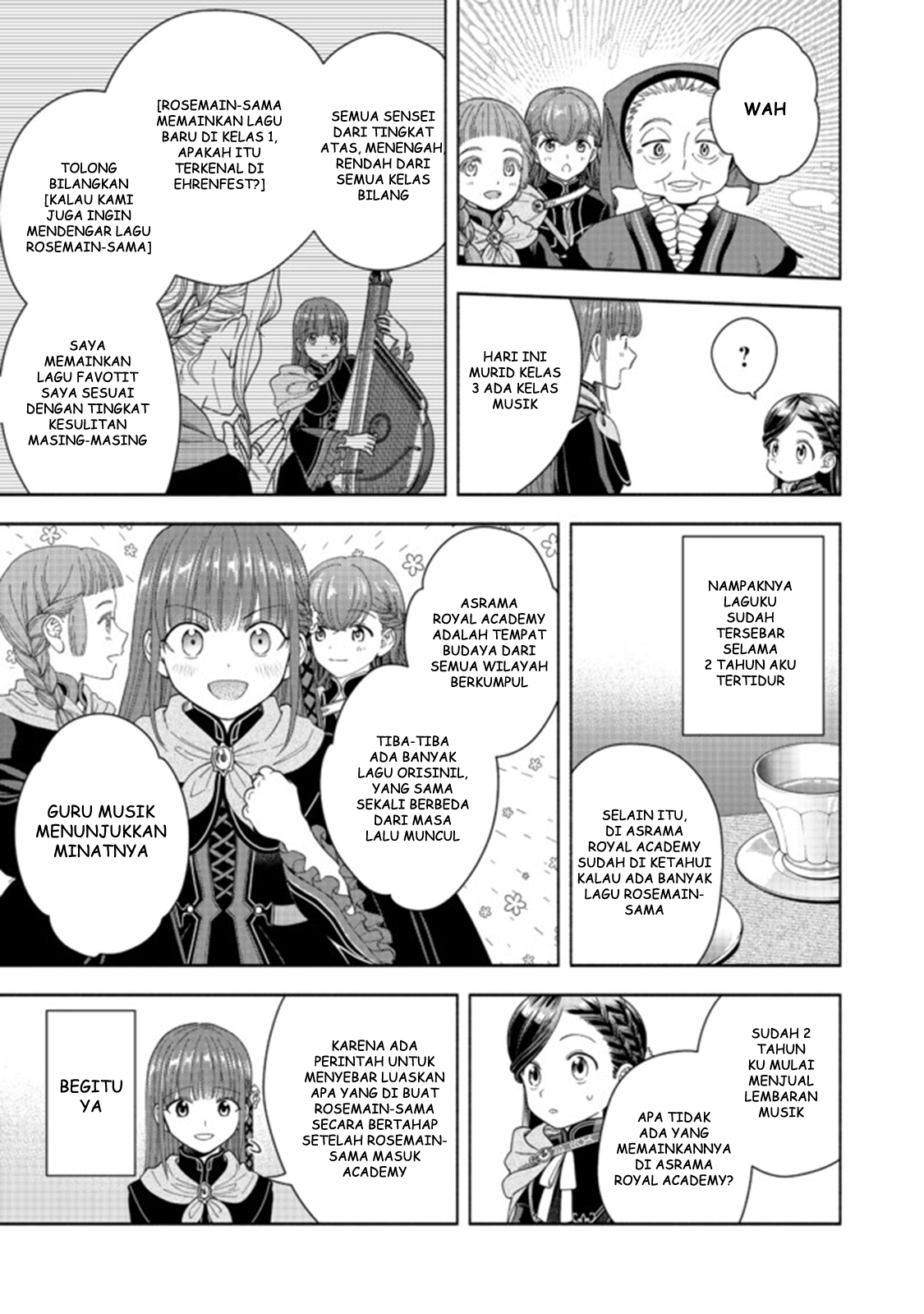 Honzuki no Gekokujou: Shisho ni Naru Tame ni wa Shudan wo Erandeiraremasen Dai 4-bu - Kizokuin no Toshokan wo Sukuitai! Chapter 10 - halaman 32