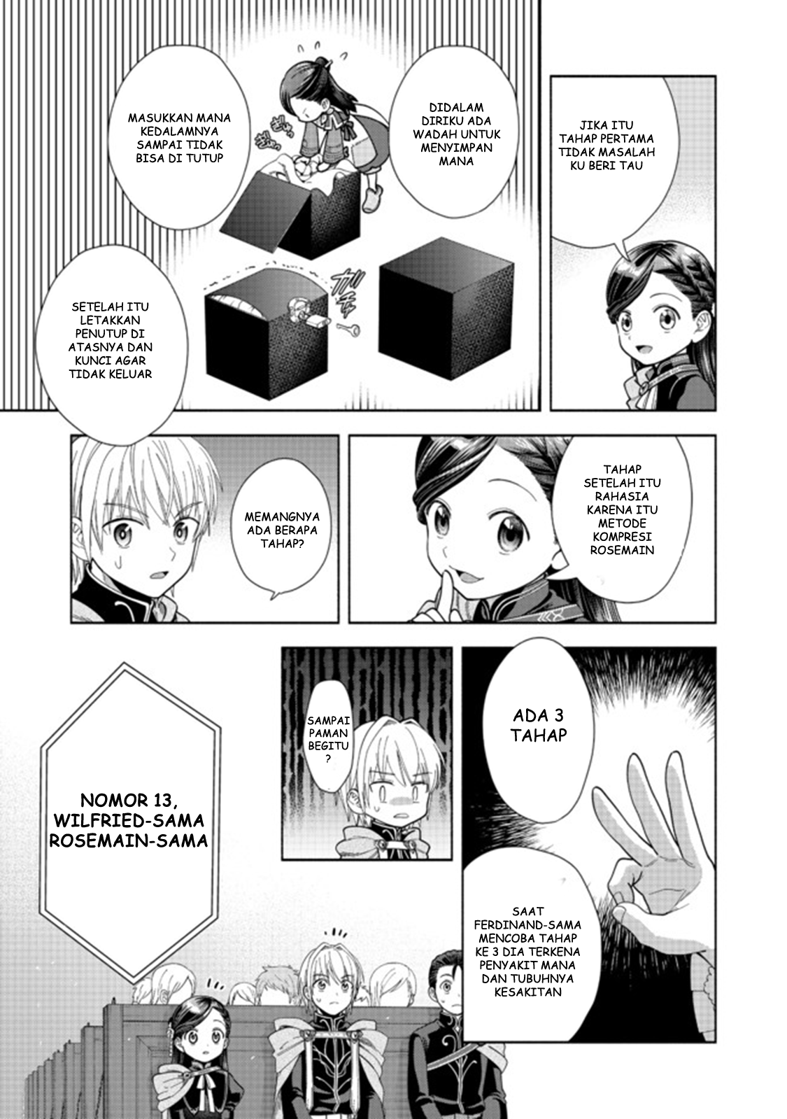 Honzuki no Gekokujou: Shisho ni Naru Tame ni wa Shudan wo Erandeiraremasen Dai 4-bu - Kizokuin no Toshokan wo Sukuitai! Chapter 10 - halaman 6