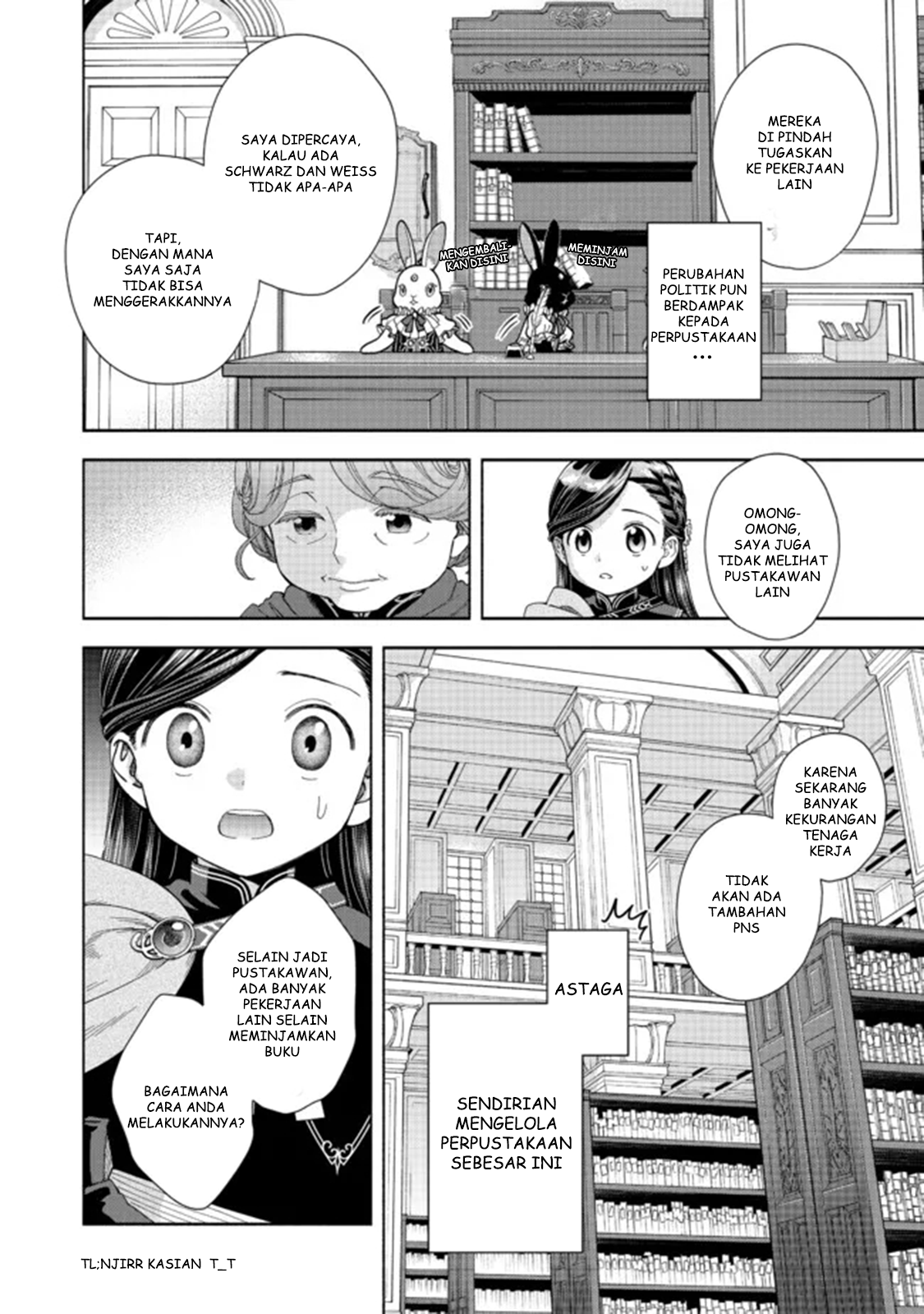 Honzuki no Gekokujou: Shisho ni Naru Tame ni wa Shudan wo Erandeiraremasen Dai 4-bu - Kizokuin no Toshokan wo Sukuitai! Chapter 12 - halaman 19