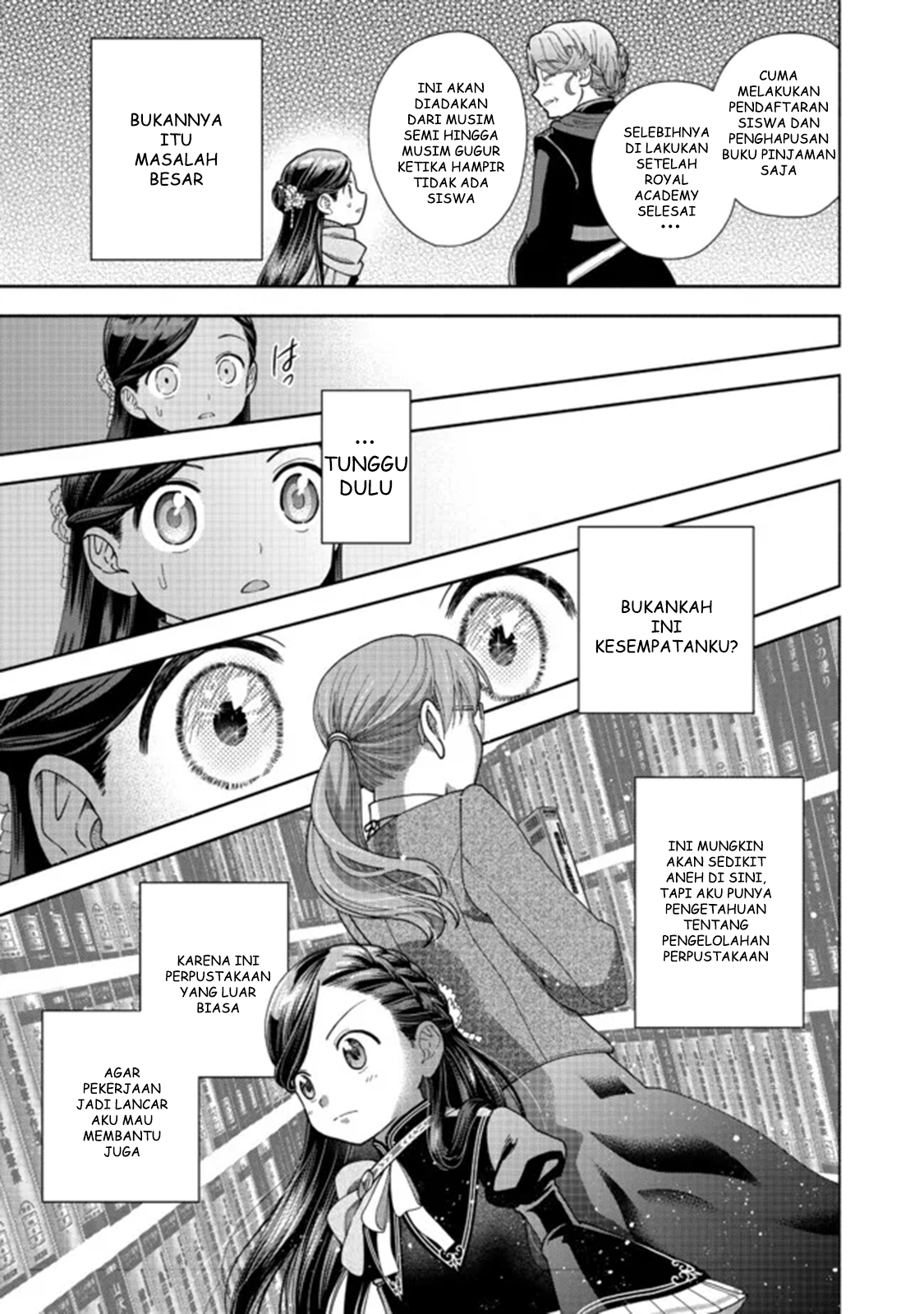 Honzuki no Gekokujou: Shisho ni Naru Tame ni wa Shudan wo Erandeiraremasen Dai 4-bu - Kizokuin no Toshokan wo Sukuitai! Chapter 12 - halaman 20