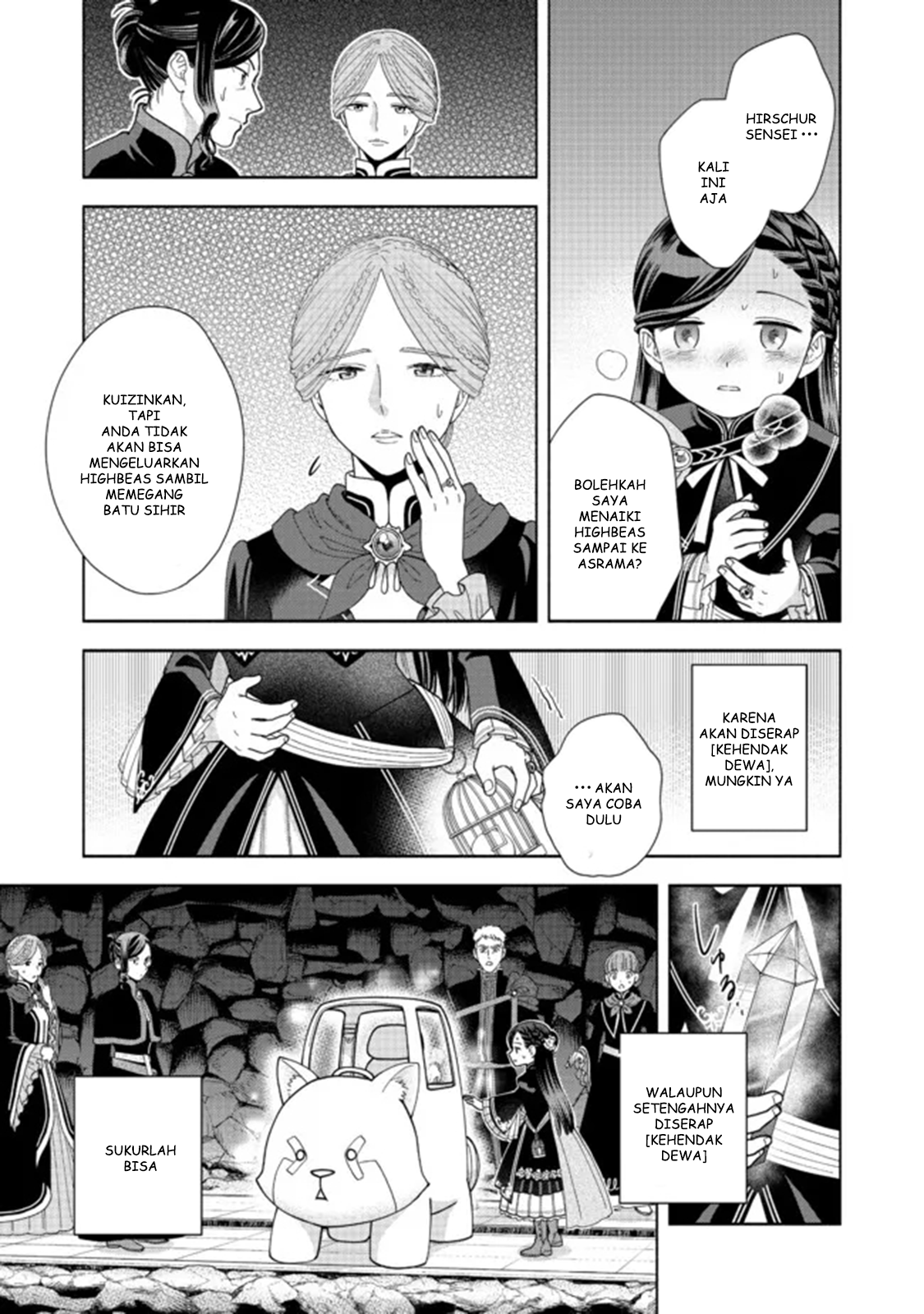 Honzuki no Gekokujou: Shisho ni Naru Tame ni wa Shudan wo Erandeiraremasen Dai 4-bu - Kizokuin no Toshokan wo Sukuitai! Chapter 14 - halaman 32