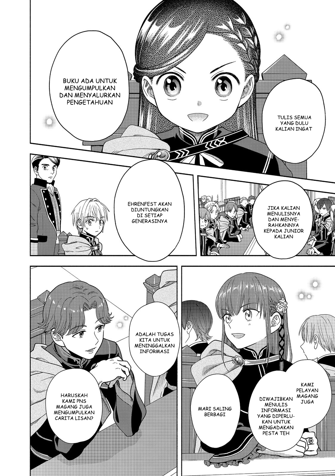 Honzuki no Gekokujou: Shisho ni Naru Tame ni wa Shudan wo Erandeiraremasen Dai 4-bu - Kizokuin no Toshokan wo Sukuitai! Chapter 19 - halaman 26