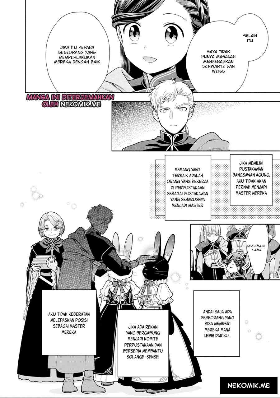 Honzuki no Gekokujou: Shisho ni Naru Tame ni wa Shudan wo Erandeiraremasen Dai 4-bu - Kizokuin no Toshokan wo Sukuitai! Chapter 26 - halaman 17