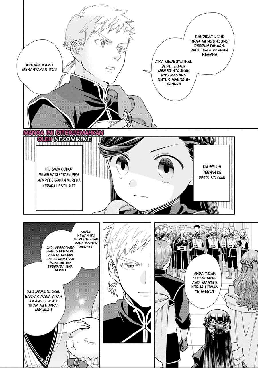 Honzuki no Gekokujou: Shisho ni Naru Tame ni wa Shudan wo Erandeiraremasen Dai 4-bu - Kizokuin no Toshokan wo Sukuitai! Chapter 26 - halaman 19