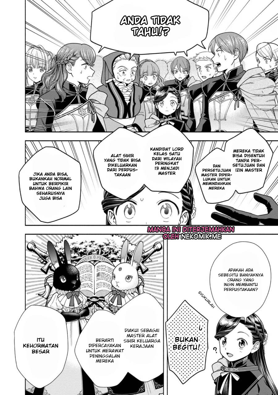 Honzuki no Gekokujou: Shisho ni Naru Tame ni wa Shudan wo Erandeiraremasen Dai 4-bu - Kizokuin no Toshokan wo Sukuitai! Chapter 27 - halaman 11