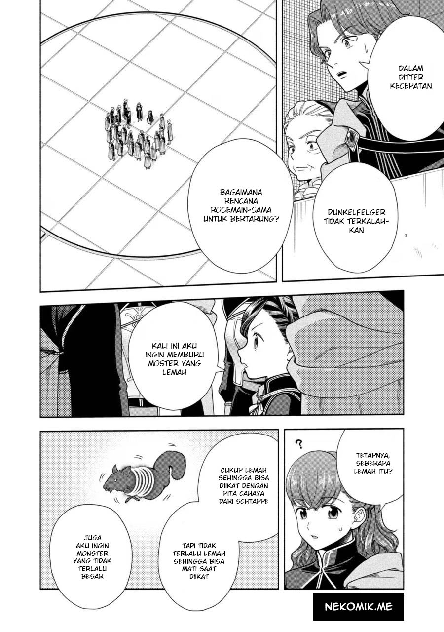 Honzuki no Gekokujou: Shisho ni Naru Tame ni wa Shudan wo Erandeiraremasen Dai 4-bu - Kizokuin no Toshokan wo Sukuitai! Chapter 28 - halaman 12