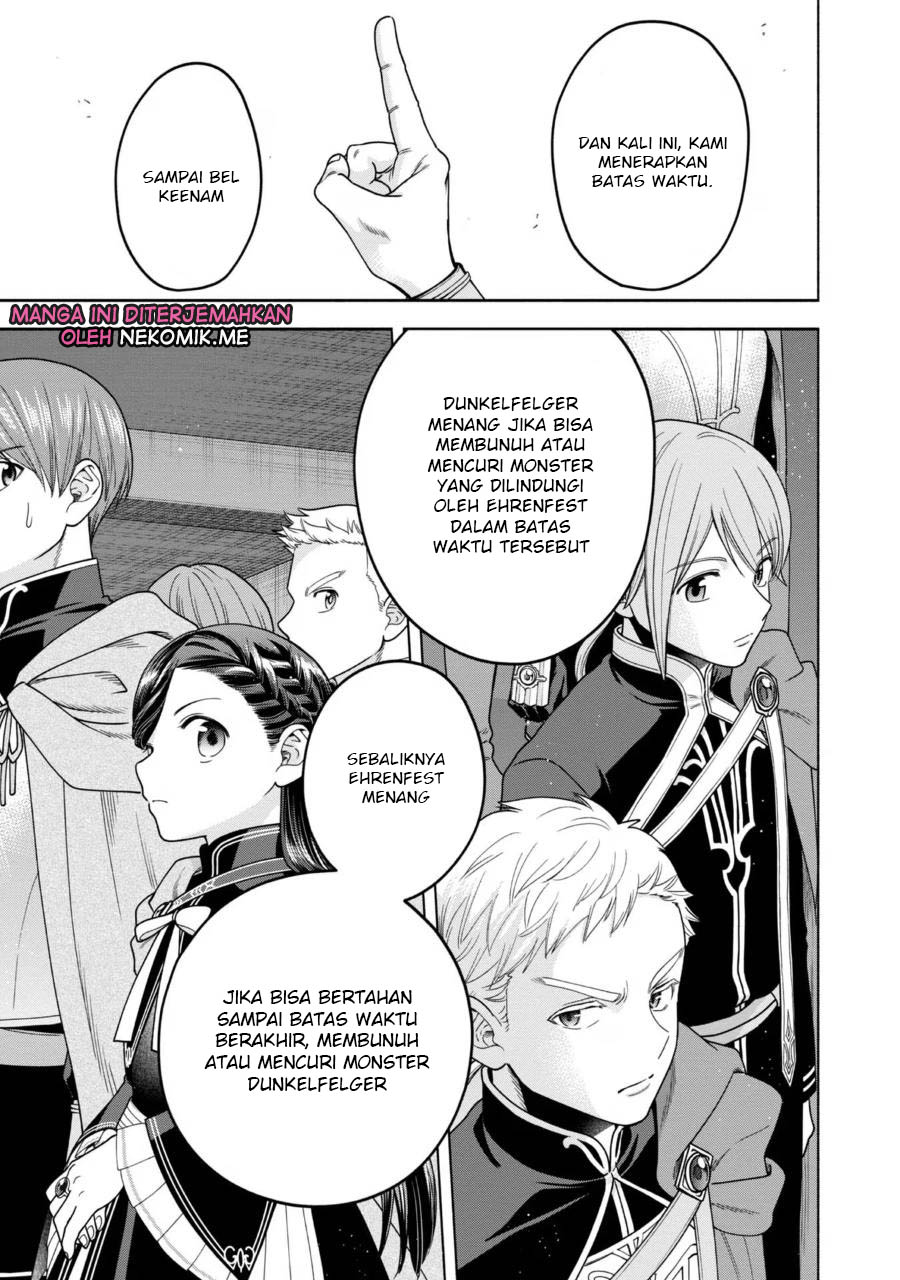 Honzuki no Gekokujou: Shisho ni Naru Tame ni wa Shudan wo Erandeiraremasen Dai 4-bu - Kizokuin no Toshokan wo Sukuitai! Chapter 28 - halaman 7