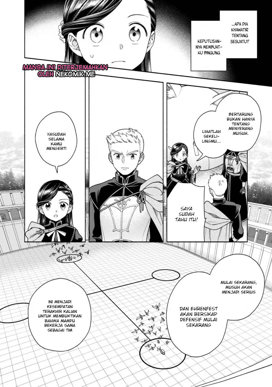 Honzuki no Gekokujou: Shisho ni Naru Tame ni wa Shudan wo Erandeiraremasen Dai 4-bu - Kizokuin no Toshokan wo Sukuitai! Chapter 29 - halaman 21