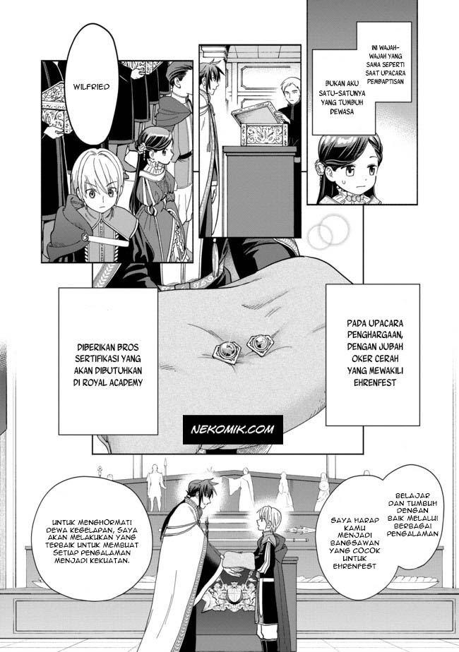 Honzuki no Gekokujou: Shisho ni Naru Tame ni wa Shudan wo Erandeiraremasen Dai 4-bu - Kizokuin no Toshokan wo Sukuitai! Chapter 3 - halaman 13